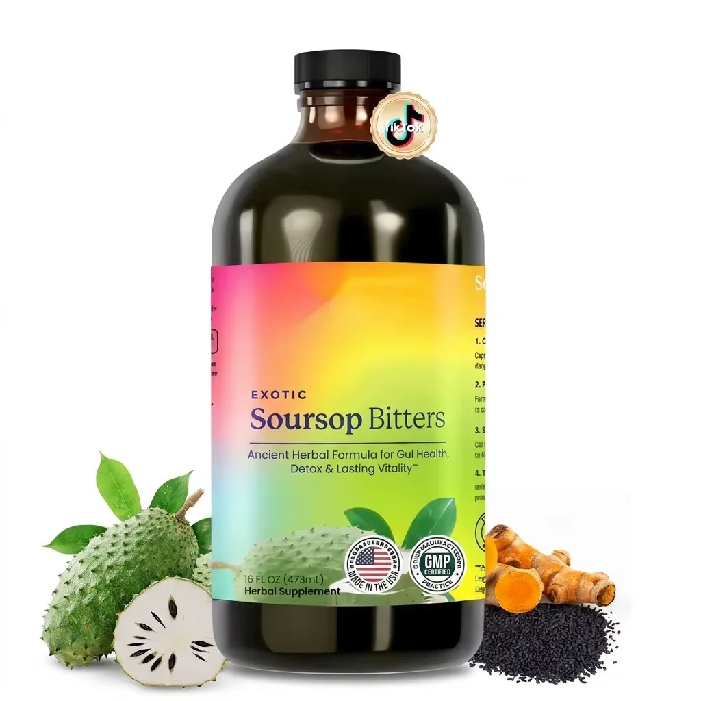 Bitters Bottle Set - 98% Penyerapan Tinggi, Cairan Pahit Sirsak
