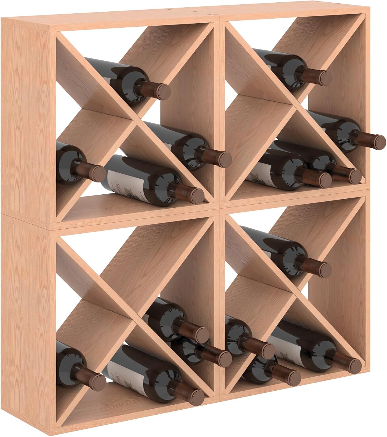 Home Bar Shelves - Rak Anggur 96 Botol, Penyimpanan Anggur