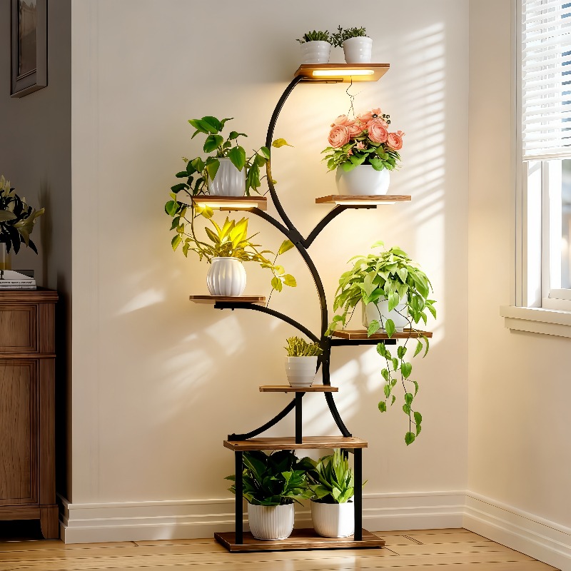 Rak Tanaman Indoor 8 Tingkat B - Home Bar Shelves ulasan dan harga