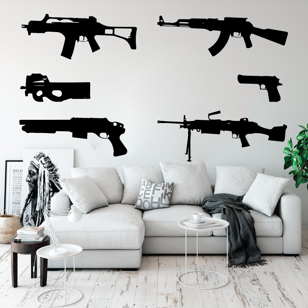 Set dari 6 Senjata Stiker Dind - Smoking Gun Kit ulasan dan harga