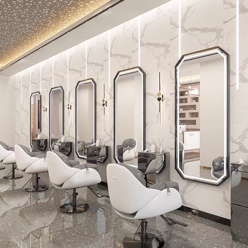 Cermin Panjang Penuh Dengan La - Home Barbershop ulasan dan harga