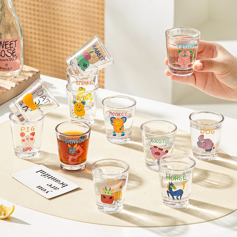 Set Gelas Minuman Keras 12 Bua - Home Bar Set ulasan dan harga