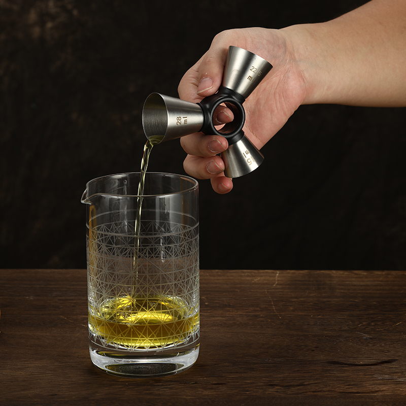 Tiga Jigger Koktail Jigger den - Bitters Bottle Set ulasan dan harga