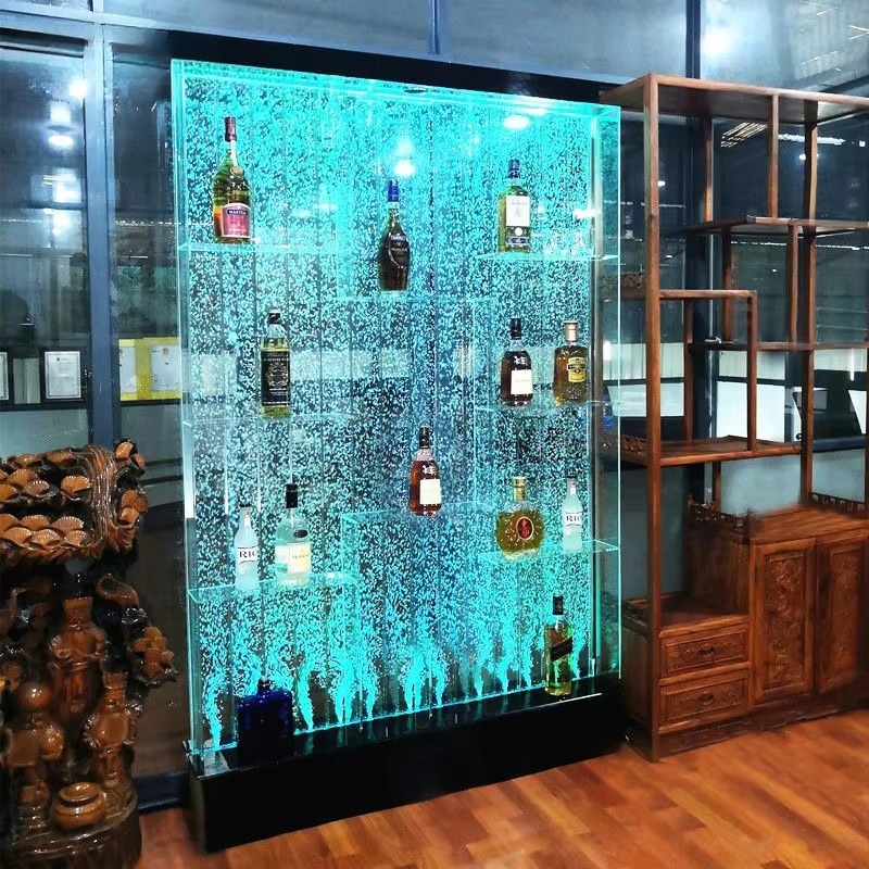 Dinding Gelembung Air LED Akri - Home Bar Shelves ulasan dan harga