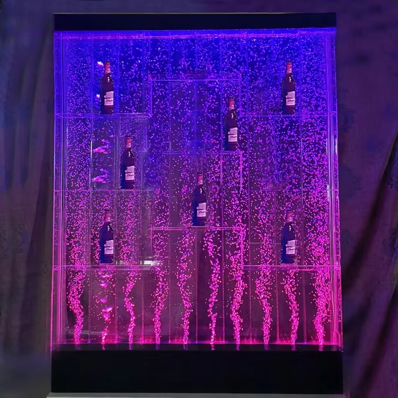 Dinding Gelembung Air LED Akri - Home Bar Shelves ulasan dan harga