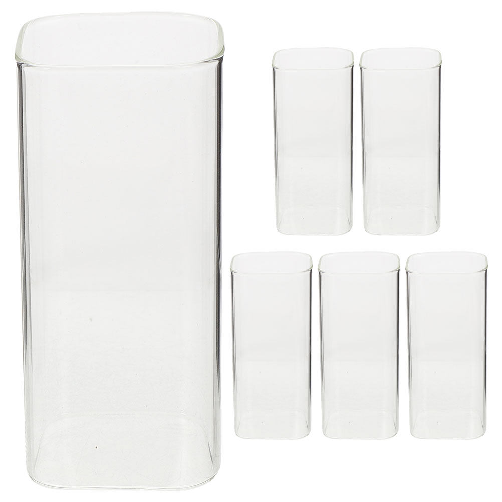 6 Buah Set Gelas Kaca, Gelas M - Home Bar Set ulasan dan harga