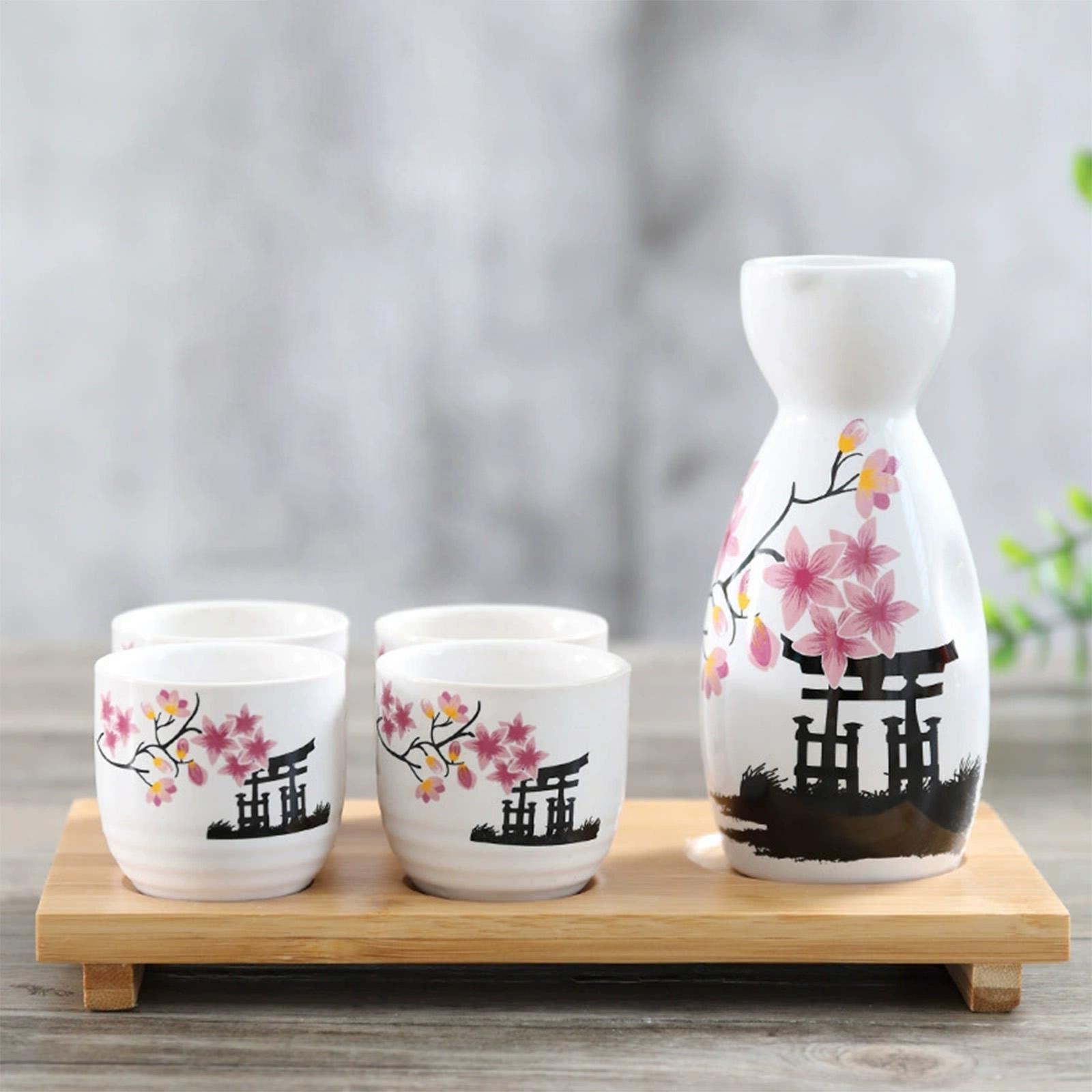 Set Sake Jepang dengan Motif B - Home Bar Set ulasan dan harga